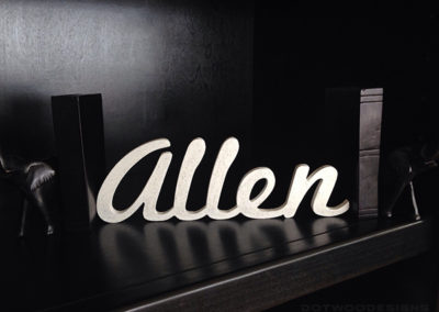 DW CNC Letters Allen W