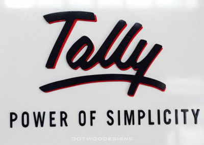 DW CNC Signs Tally W